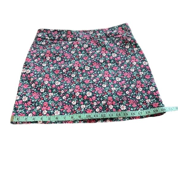 Croft & Barrow Women Pink Floral Skorts Skirt Size 8 - Colorful Spring / Summer - Picture 5 of 10